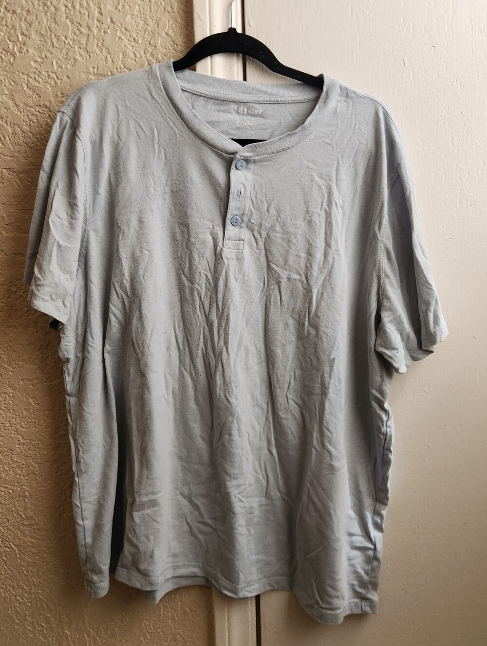 Old Navy - Pale Blue Henley Tee